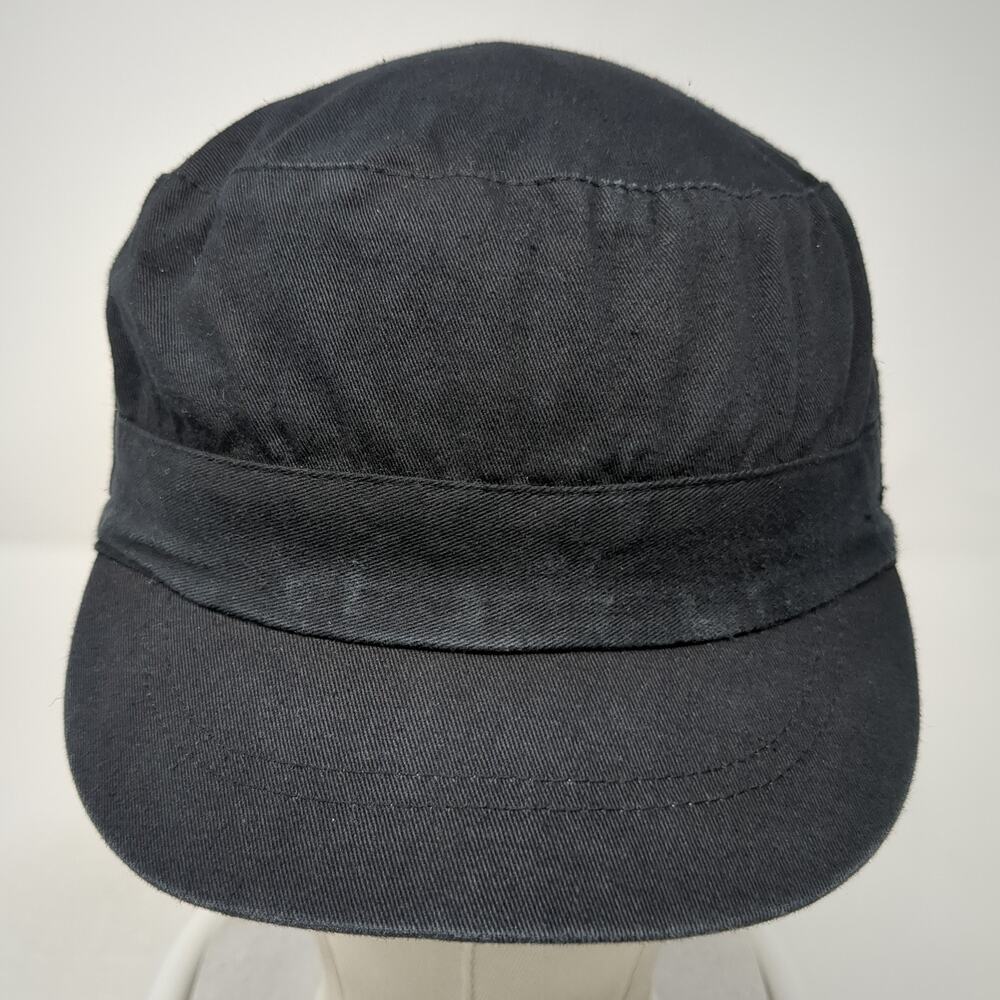 Scala Pronto Fitted Cadet Army Cap Hat Solid Blac… - image 2